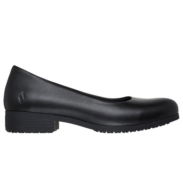 スケッチャーズ レディース ワークシューズ ナウリア パンプス 108322 SKECHERS Naulia 防滑 滑りにくい メモリーフォーム クッション 靴 ブラック 黒 仕事用 立ち仕事