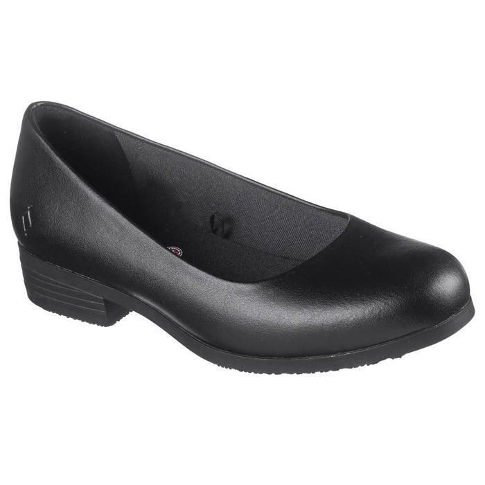 スケッチャーズ レディース ワークシューズ ナウリア パンプス 108322 SKECHERS Naulia 防滑 滑りにくい メモリーフォーム クッション 靴 ブラック 黒 仕事用 立ち仕事
