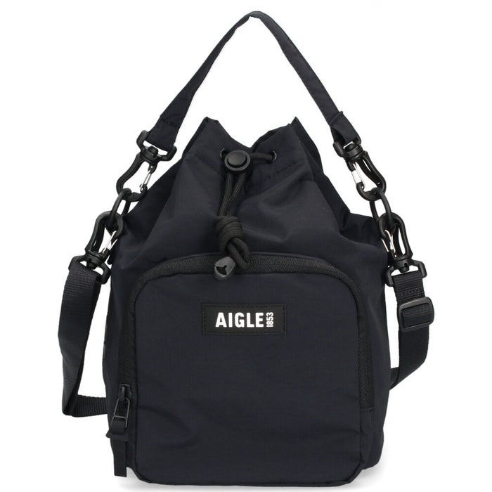 AIGLE エーグル ショルダーバッグ 巾着バッグ ショルダー ナイロン メンズ レディース 撥水 斜めがけ 小さめ 2WAY ZNHCF02
