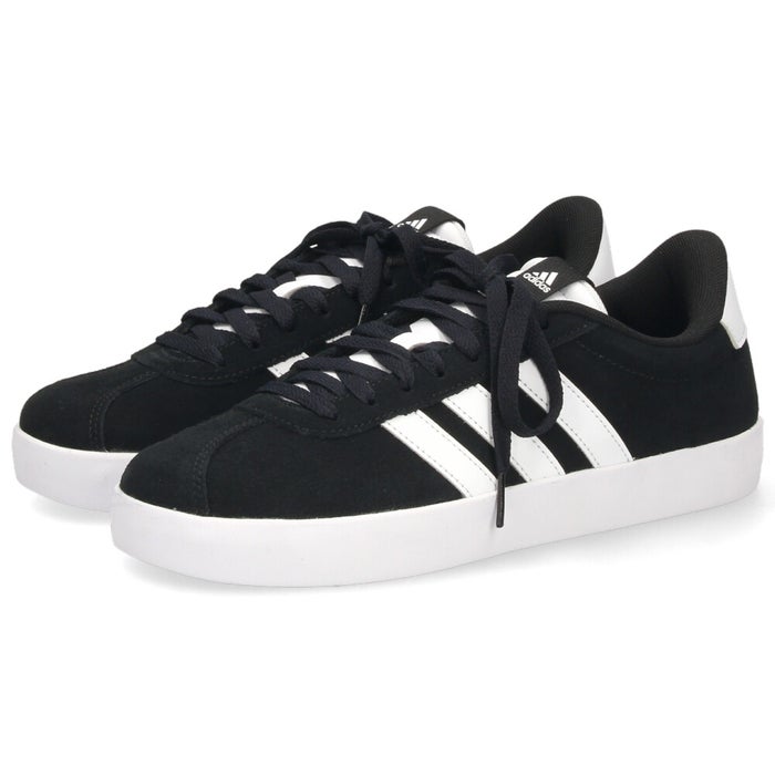 アディダス スニーカー メンズ レディース adidas VL COURT 3.0 U VL コート 3.0 本革 レザー スエード コートスニーカー ローカット ID6278 JP7537 ID9184 ブラック ネイビー