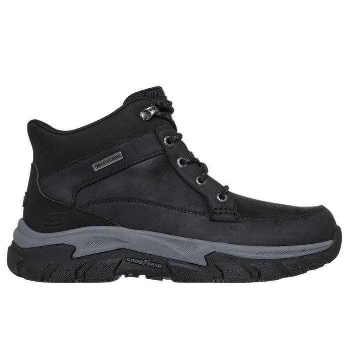 スケッチャーズ スリップインズ メンズ 防水 ブーツ SKECHERS 205652WW ハンズフリー 手を使わず履ける エクストラワイド 幅広 レザー グッドイヤー 滑りにくい リスペクテッド 2.0 オーソン