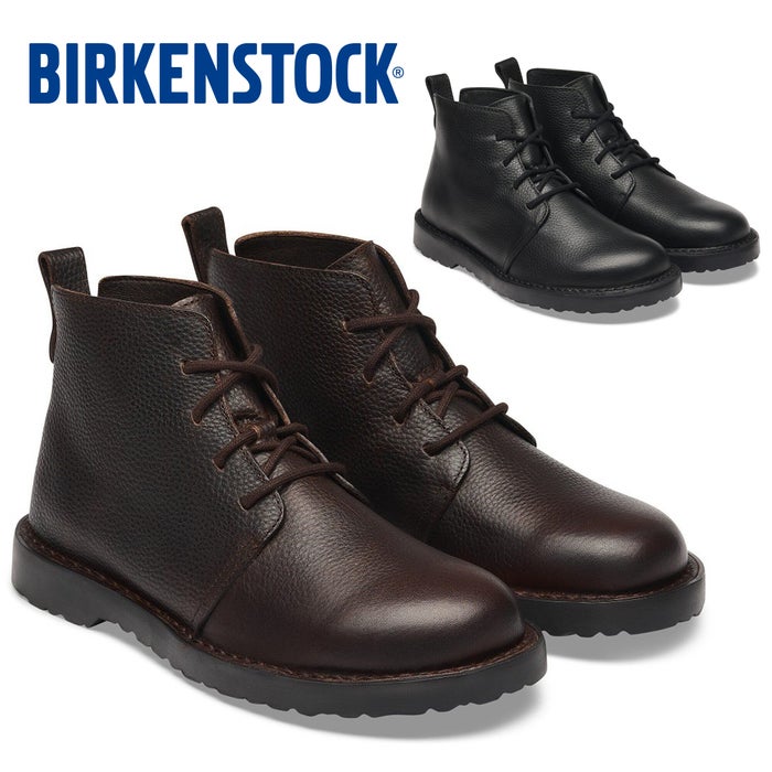ビルケンシュトック ブーツ レディース BIRKENSTOCK Uppsala Mid アップサラ ミッド 本革 ナチュラルレザー ショートブーツ レースアップ コンフォート ナロー幅 1032786 1032872 ブラック カラフェ